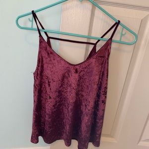 Velvet tank top - never worn
